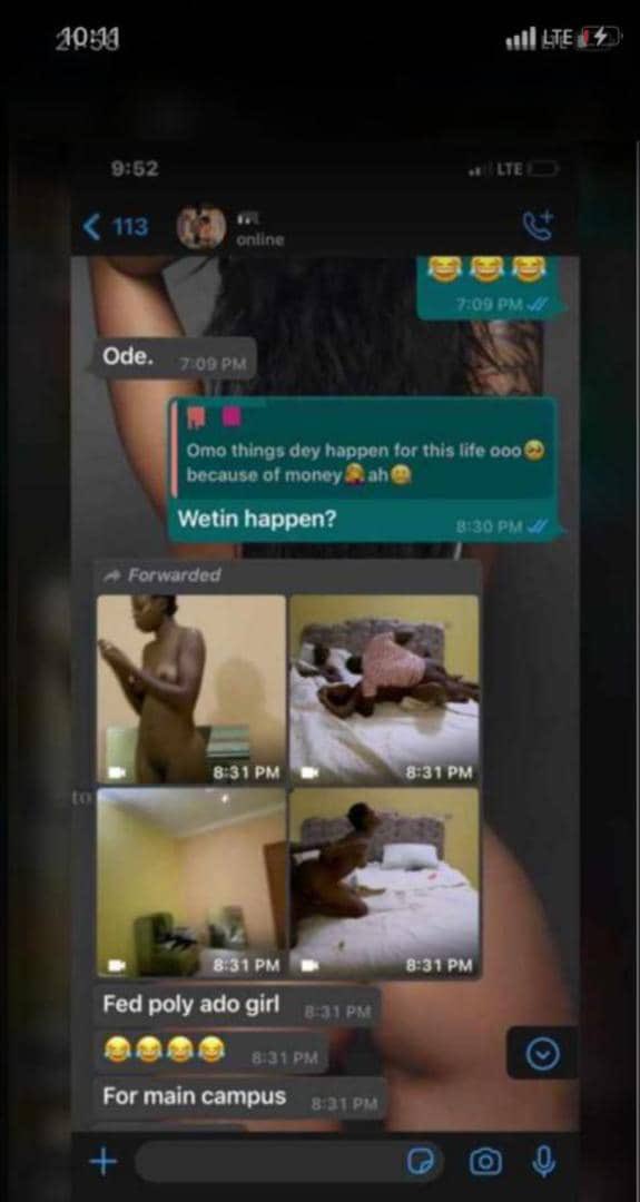 A Slay Queen who was allegedly involved in 2some with two men in a viral sex tape which was leaked on social media has said she is a sex worker, adding that she does not regret her action.