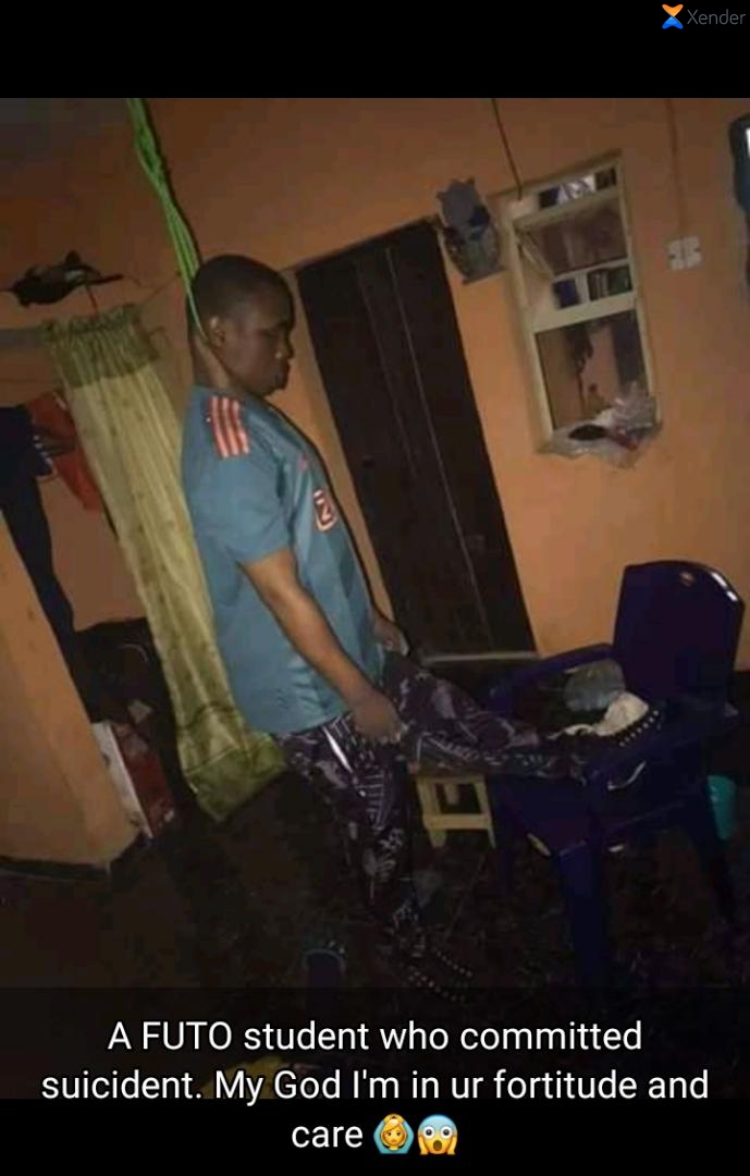 100L FUTO Student Commits Suicide Few Days After Moving Into His New Lodge.