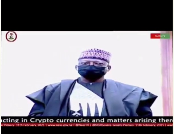 A video of a nigerian senator expressing worry over cryptocurrency trading in the country goes viral.