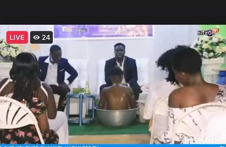 Pastor Strip And Bathe Female Church Members Inside A Basin During Crossover Night