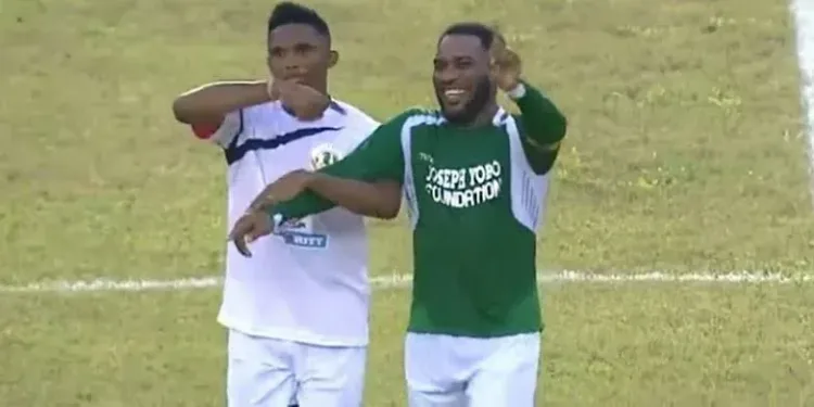 Samuel Etoo And Okocha, Newsblenda