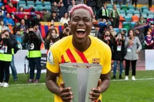 asisat oshoala wins title