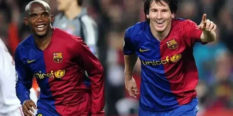 Etoo And Messi, Newsblenda