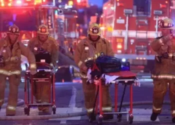 11 Firefighters Injured In Los Angeles Fire Explosion.