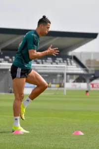 Profile 4 Cristiano Ronaldo training ahead of Copa Italia