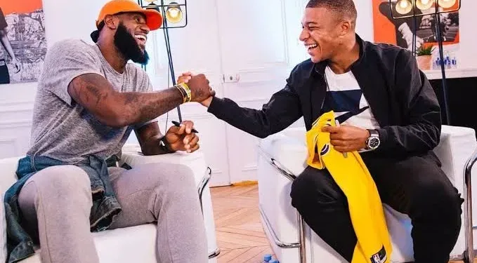 Mbappé And LeBron James, Newsblenda