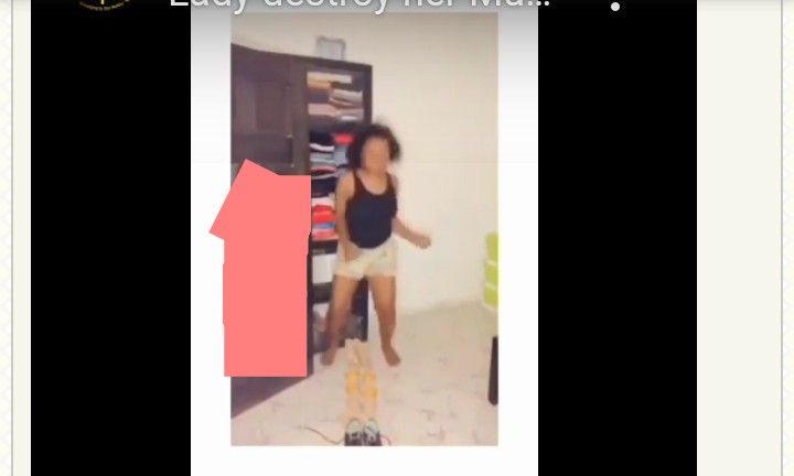 Lady Destroy Her Mums Shoe Shelve And Injures Her Foot Because Of Challenge! 11 Lady Destroy Her Mums Shoe Shelve And Injures Her Foot Because Of Challenge!