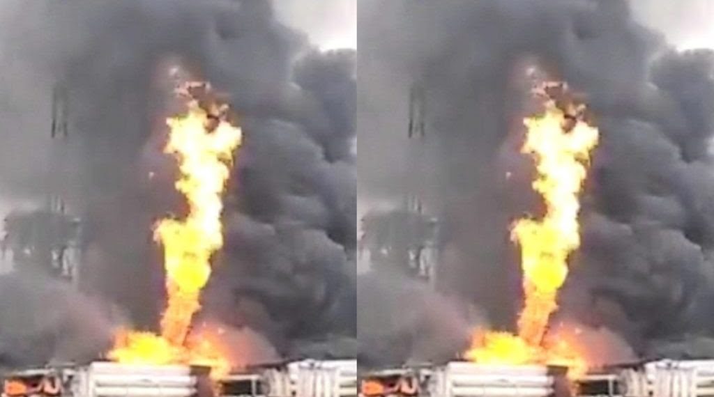 REPORT: Explosion on Lagos-Ibadan expressway, near RCCG camp (VIDEO)