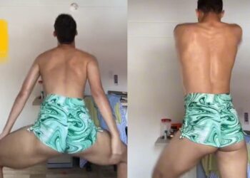 Watch the viral video of a young man vigorously twerking like a woman