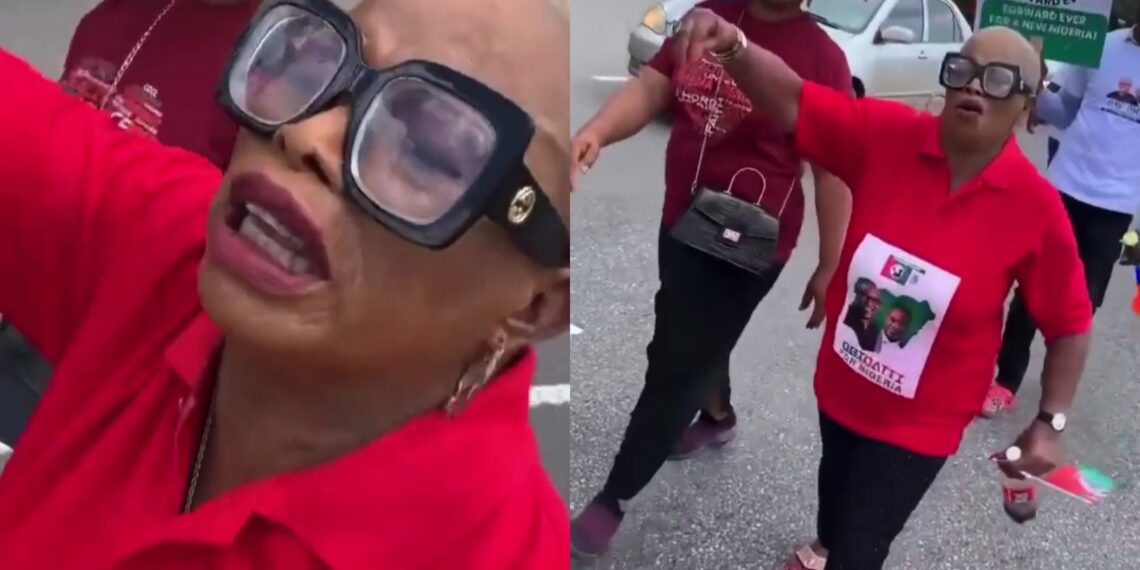 73y/o woman who joined Obi/Datti rally in Abuja dares Atiku & Tinubu to walk 1 73y/o woman who joined Obi/Datti rally in Abuja dares Atiku & Tinubu to walk