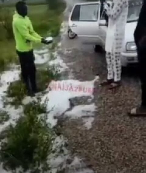 Apparently snow fell in Jos, Plateau State (VIDEO) 1 Apparently snow fell in Jos, Plateau State (VIDEO)