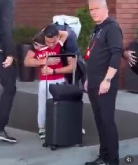 Watch touching moment Ronaldo gives fan a passionate super star hug (Video) 1 Watch touching moment Ronaldo gives fan a passionate super star hug (Video)