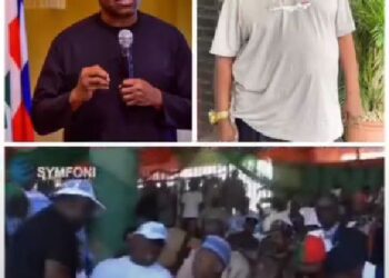 Nollywood veteran actor shows up at Jos to support Peter Obi 11 months after endorsing Tinubu (VIDEO)