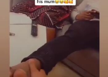 Watch moment lady craves for her husband in front of her mother-in-law (video)