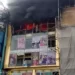 JUST IN: Fire guts plaza in Balogun market (VIDEO)