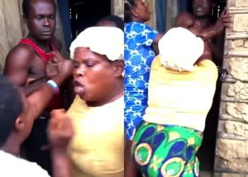 Nigerian mother confronts and fights a man who impregnated her teenage daughter