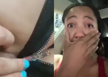 Lady cries in pain as her private part got stuck inside a zip (Video)