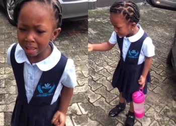 Trending video of a little girl tearfully apologizing to a snail after stepping on its shell