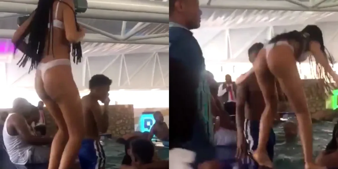 See the moment a man pushed a lady away for having small nyash (Video) 1 See the moment a man pushed a lady away for having small nyash (Video)