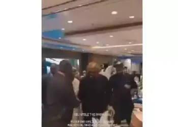 “My job is done”- Former President Obasanjo says as he gives up his seat for Peter Obi in an event (video)