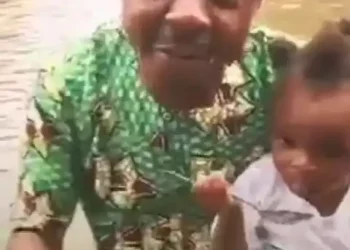 We poo and bath in the flood- Man shares pitiable story of how the flood affects him and his family (video)