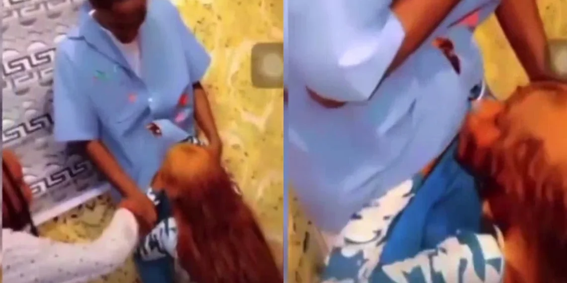 See what a Calabar girl was caught doing in front of her friends (Video) 1 See what a Calabar girl was caught doing in front of her friends (Video)