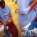 See what a Calabar girl was caught doing in front of her friends (Video)