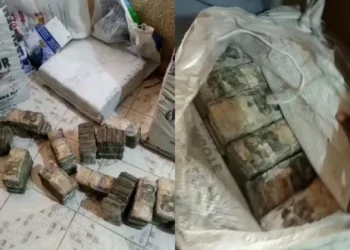 Bags of damaged currencies discovered after CBN unveiled newly redesigned naira notes (Video)