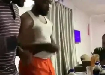 Watch as man vibes to a trending song composition of Tinubu’s multiple gaffes (VIDEO)