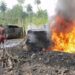 Nigerian Military destroys militant camps and illegal refineries in the Niger-Delta region 15 Nigerian Military destroys militant camps and illegal refineries in the Niger-Delta region
