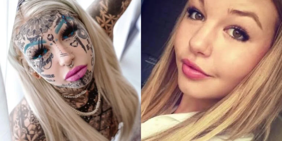 The story of Amber Luke, the girl who went blind getting her eyeballs tattooed 1 The story of Amber Luke, the girl who went blind getting her eyeballs tattooed