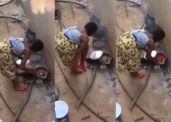 Watch the moment a woman put her used undies into a food she served (Video)