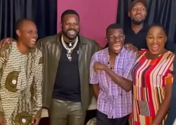 Watch moment disabled fan of Falz and Mr. Macaroni finally meets his idols(Video)