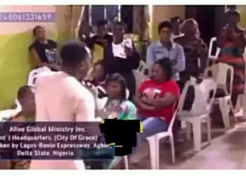 Shocking moment a pastor revealed to a lady that her husband is her dead brother(Video)
