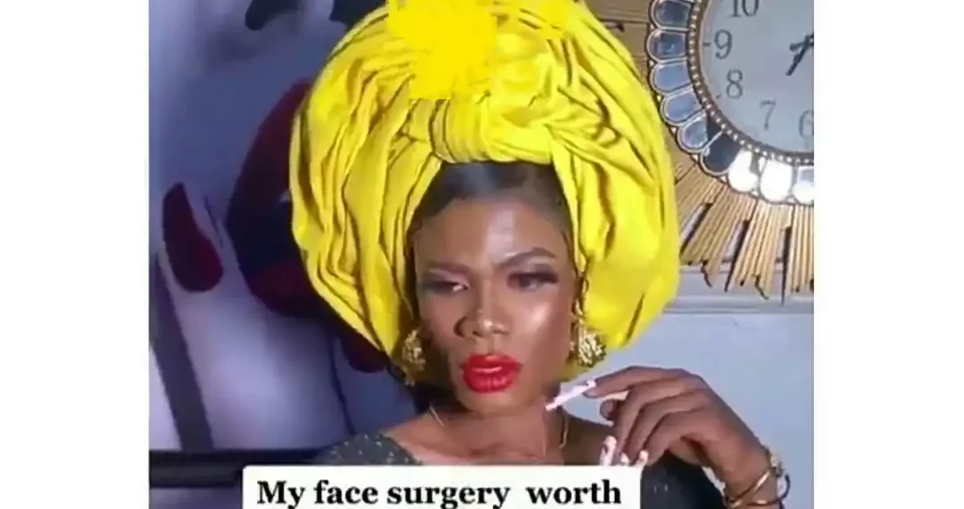 Kwara-based crossdresser flaunts his new face that costs ₦6.7million (Video) 1 Kwara-based crossdresser flaunts his new face that costs ₦6.7million (Video)