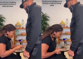 Trending video of a woman showering praises on her husband’s m@nhood