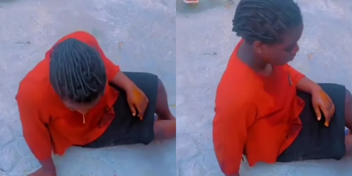 Young woman rescued after taking poison because her father flogged her (Watch Video) 1 Young woman rescued after taking poison because her father flogged her (Watch Video)