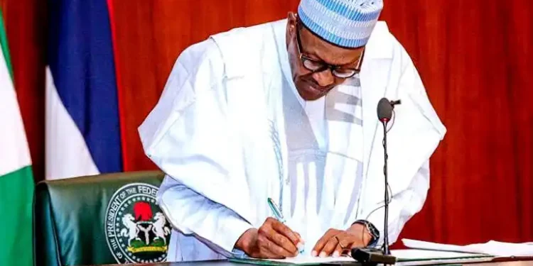 President Buhari Signs 1 E1649242375632 768x503 1, Newsblenda