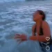 Lady almost got drowned by water waves while posing for a photograph (Watch video) 10 Lady almost got drowned by water waves while posing for a photograph  (Watch video)