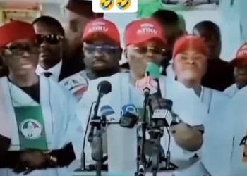 “Vote AP-PDP” – Atiku commits Tinubu’s blunder in Kogi (Watch Video)