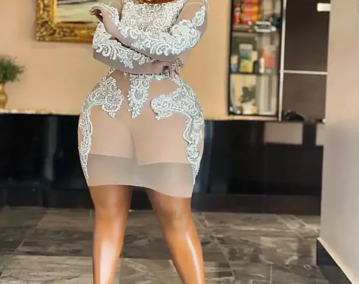 Destiny Etiko faces backlash over her outfit to Nkiru Sylvanus wedding  1 Destiny Etiko faces backlash over her outfit to Nkiru Sylvanus wedding