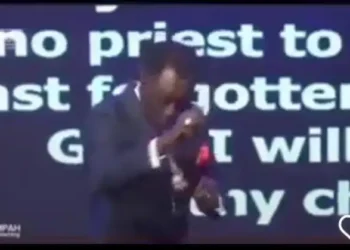 Heartfelt moment Ghanaian pastor preaches Peter Obi to his congregation (Watch video)