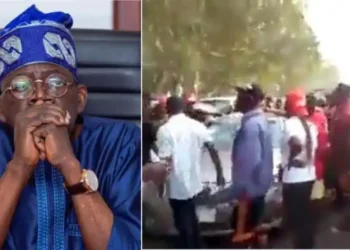 APC ‘Rented Crowd’ creates scene over non-payment for Tinubu/Enugu campaign (video)
