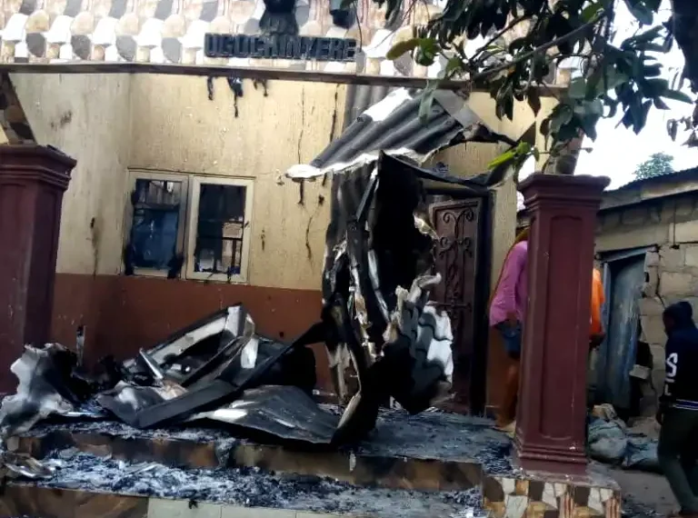 House of Ebubeagu commander burnt, wife feared dead 1 House of Ebubeagu commander burnt, wife feared dead