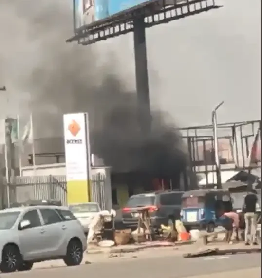 Nine Suspects Arrested Over Burning Of Bank In Delta