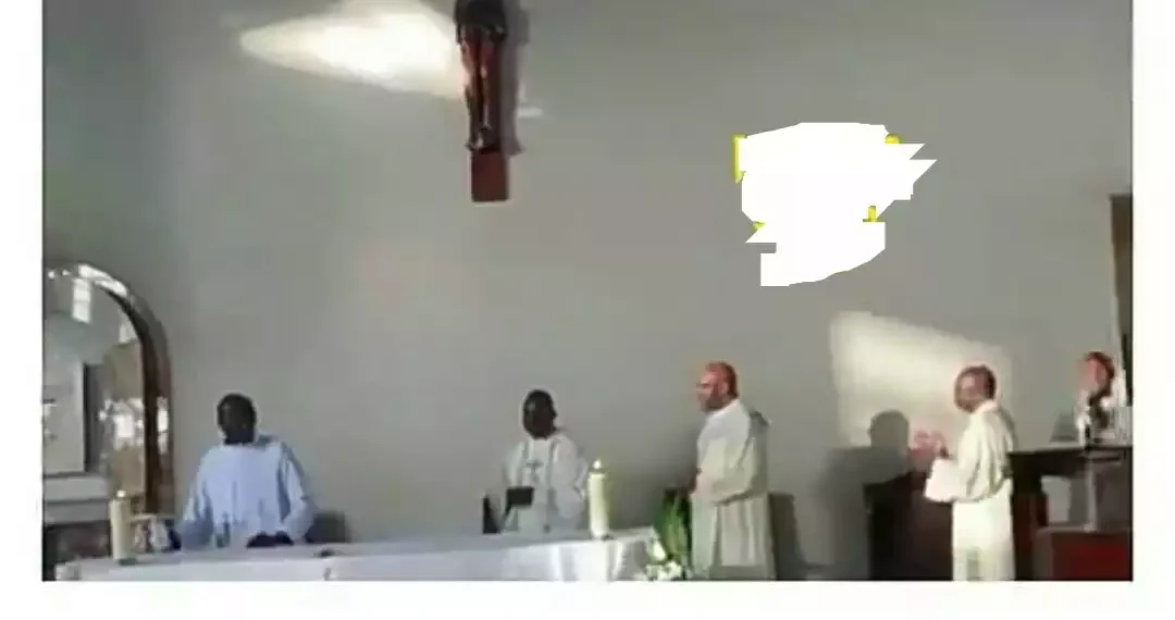 Residents joyous as Mother Mary allegedly appears in a church (Video)