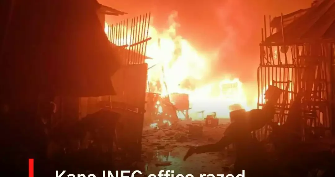 Kano INEC office razed