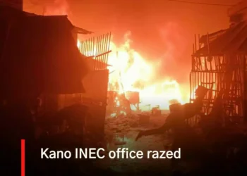 Kano INEC office razed