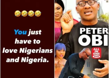 Nollywood stirs beautiful reactions on social media as the produces new movie titled “Peter Obi” (Watch video)