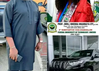 Abia Businessman gifts Prof. Nnenna Oti new Prado Jeep